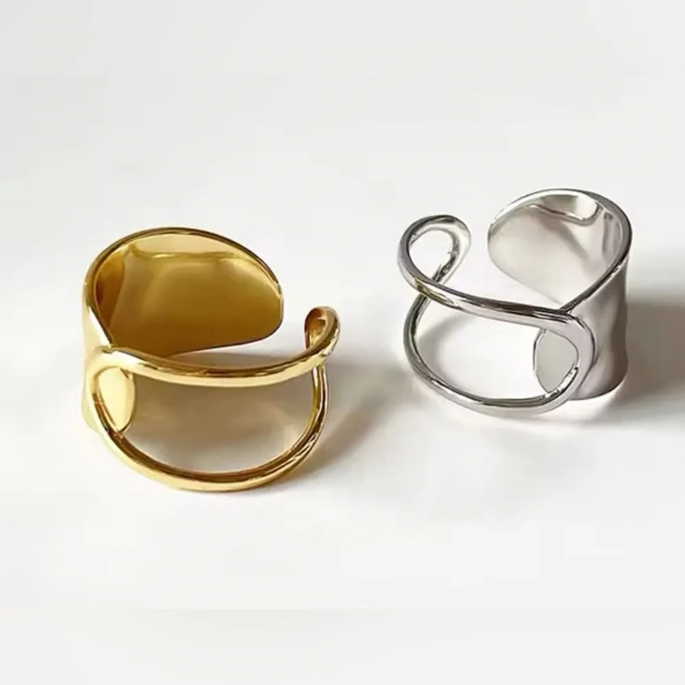 NEW Large 925 Sterling Silver Band‎ Ring, Adjustable